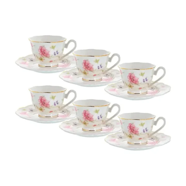 Lefard Laura Coffee Set 943-115 – 100 ml, 12-Piece