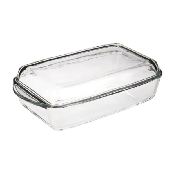 Pasabahce Borcam Baking Dish Set with Lid 59010 – 2.75 L (4-Piece)