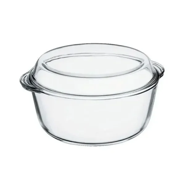 Pasabahce Borcam Round Baking Casserole Set 59013 – 24 cm / 3.1 L, 4-Piece
